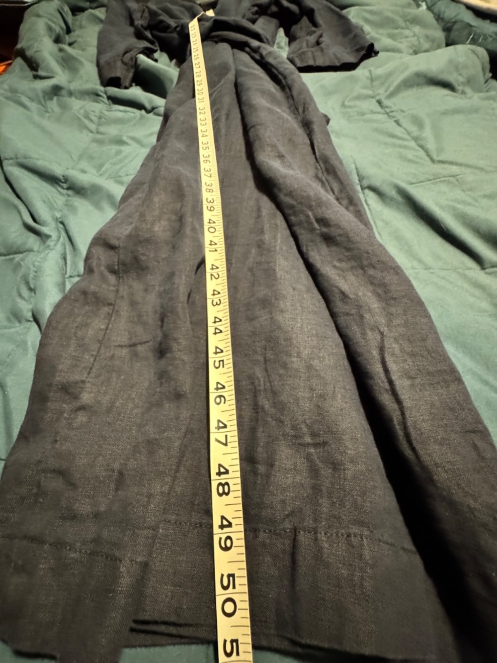 Linen belted dress XXXL Never worn - Picture 3 of 5